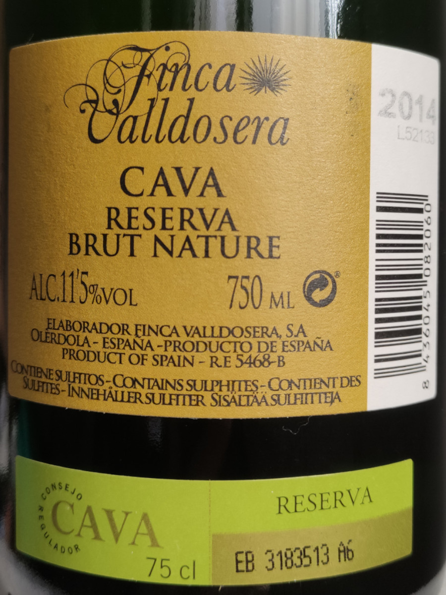 Finca Valldosera Reserva Brut Nature Caja 06 ud - Imagen 2
