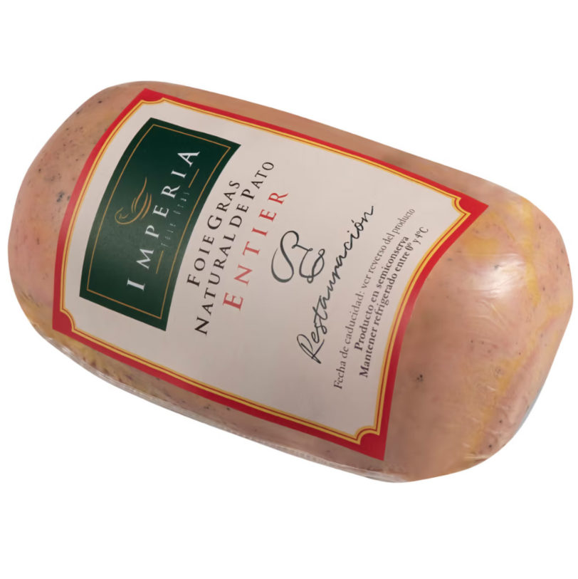 Entier de Foie Gras Natural de Pato Imperia - Imagen 4