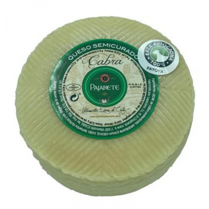 Queso Artesano Semi Curado de Cabra Payoya Pajarete