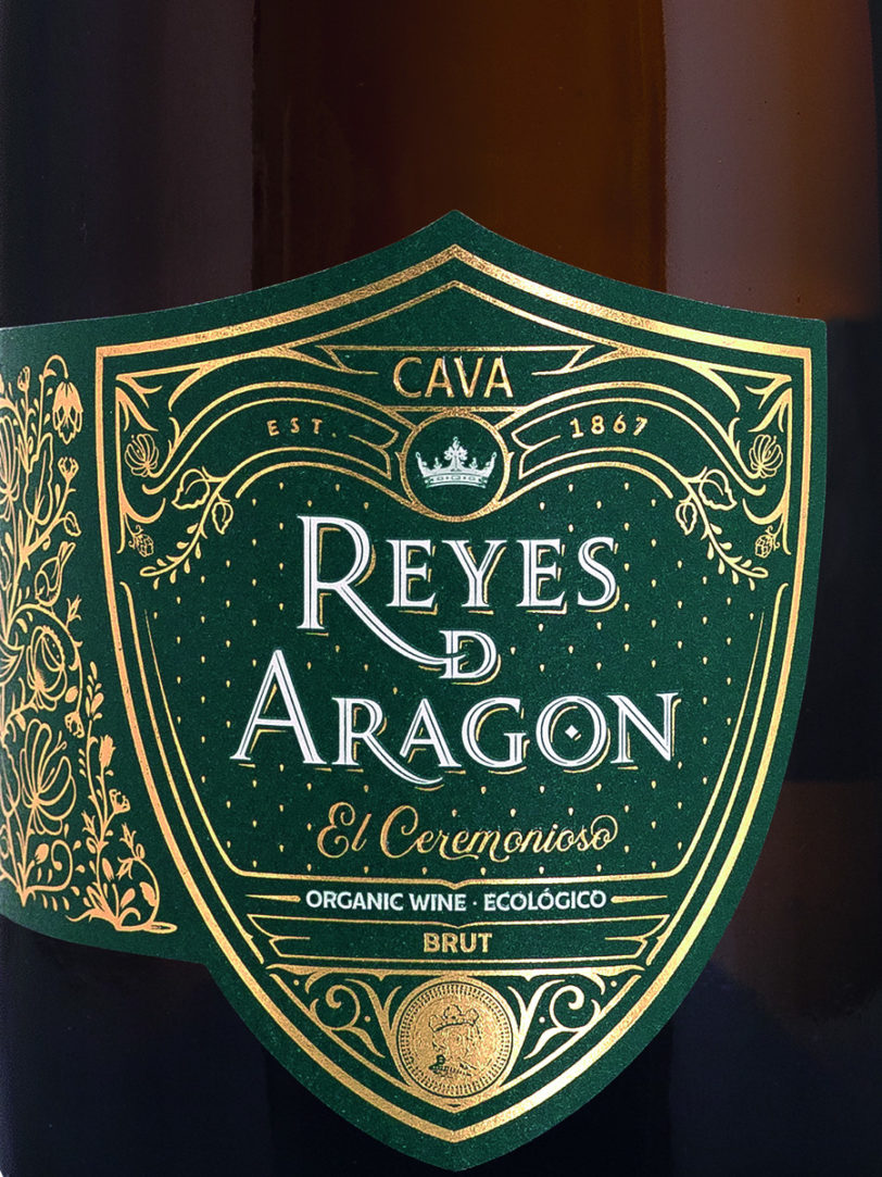 Reyes de Aragón El Ceremonioso Brut Ecológico Caja 06 ud - Imagen 4