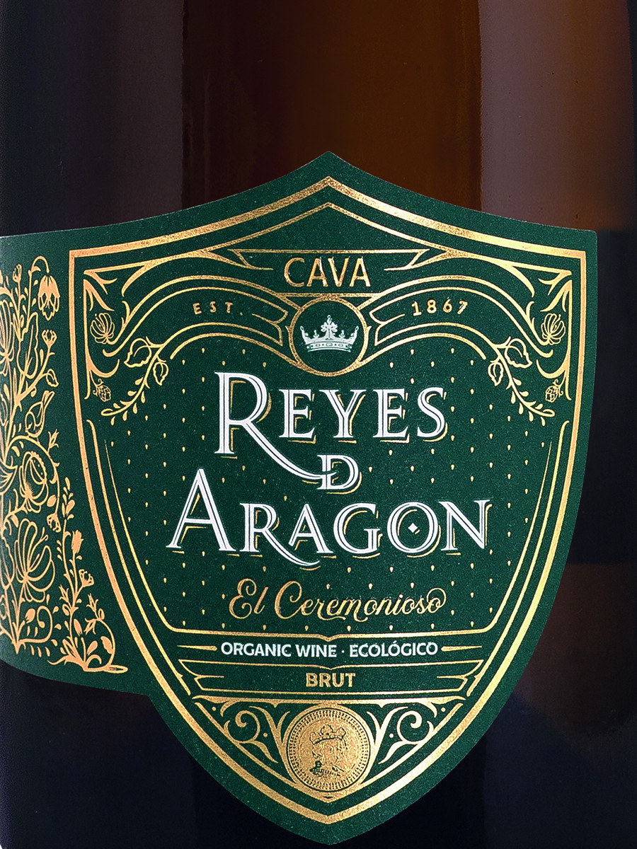 Reyes de Aragón El Ceremonioso Brut Ecológico Caja 06 ud - Imagen 4
