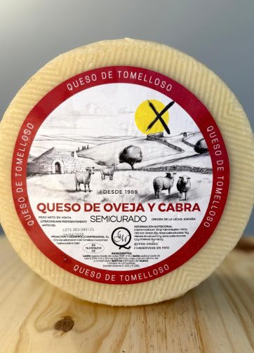 Queso Manchego de Oveja y Cabra SemiCurado Artesano