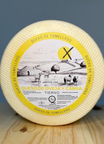 Queso Manchego Tierno de Oveja y Cabra