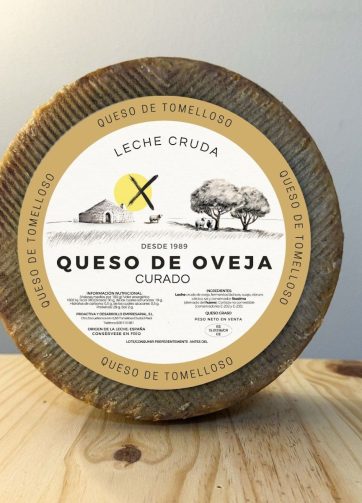 Queso Manchego de Leche Cruda de Oveja Curado